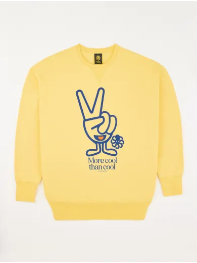 SWEAT SHIRT CONFORT GUSTAVO COOL HANDS YELLOW