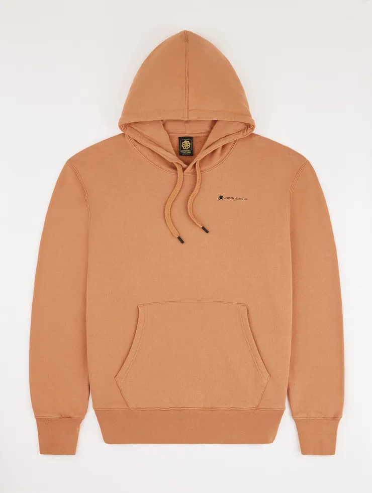 SWEAT SHIRT HOODIE CLASSIC MINIMAL CARAMEL