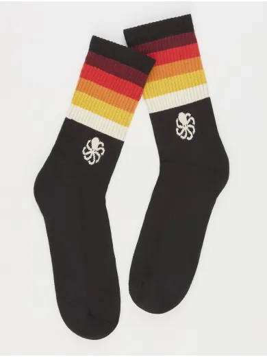 CHAUSSETTES NIGHT FIRE BLACK