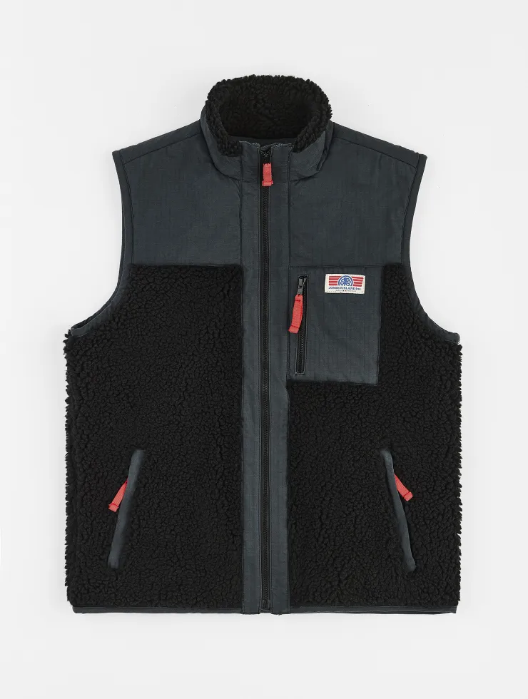 GILET SHERPA ORESTE BLACK