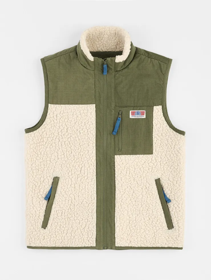 GILET SHERPA ORESTE CREAM