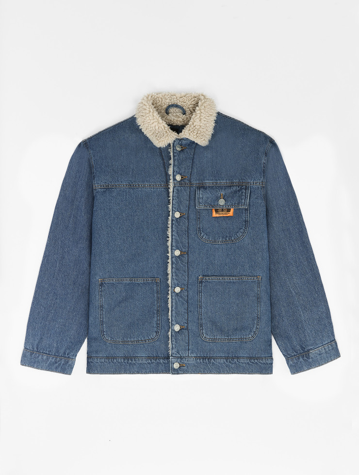 VESTE JEAN & SHERPA RISA