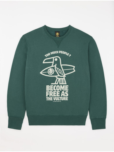 CLASSIC GUSTAVO VULTURE GREEN SWEATSHIRT