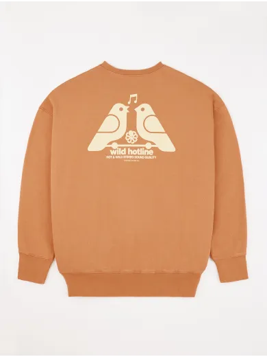 SWEAT SHIRT CLASSIC GUSTAVO HOT LINE CARAMEL