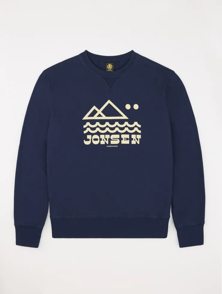 SWEAT SHIRT CLASSIC GUSTAVO HOLIDAYS NAVY