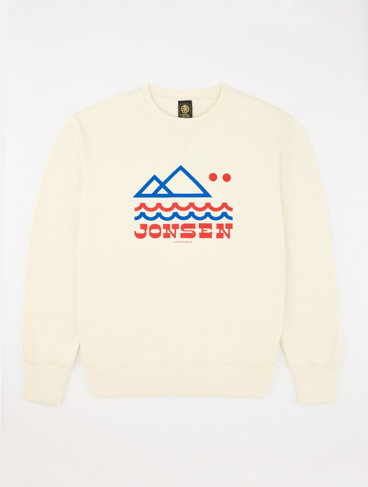 SWEAT SHIRT CLASSIC GUSTAVO HOLIDAYS COCONUT
