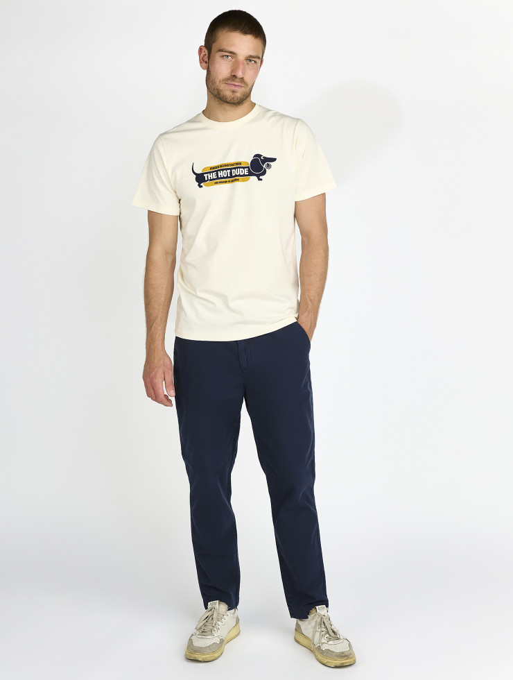 T-SHIRT CLASSIC HOT DUDE COCONUT