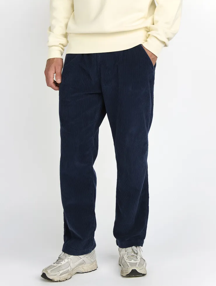 PANTALON VELOURS OLIVER NAVY