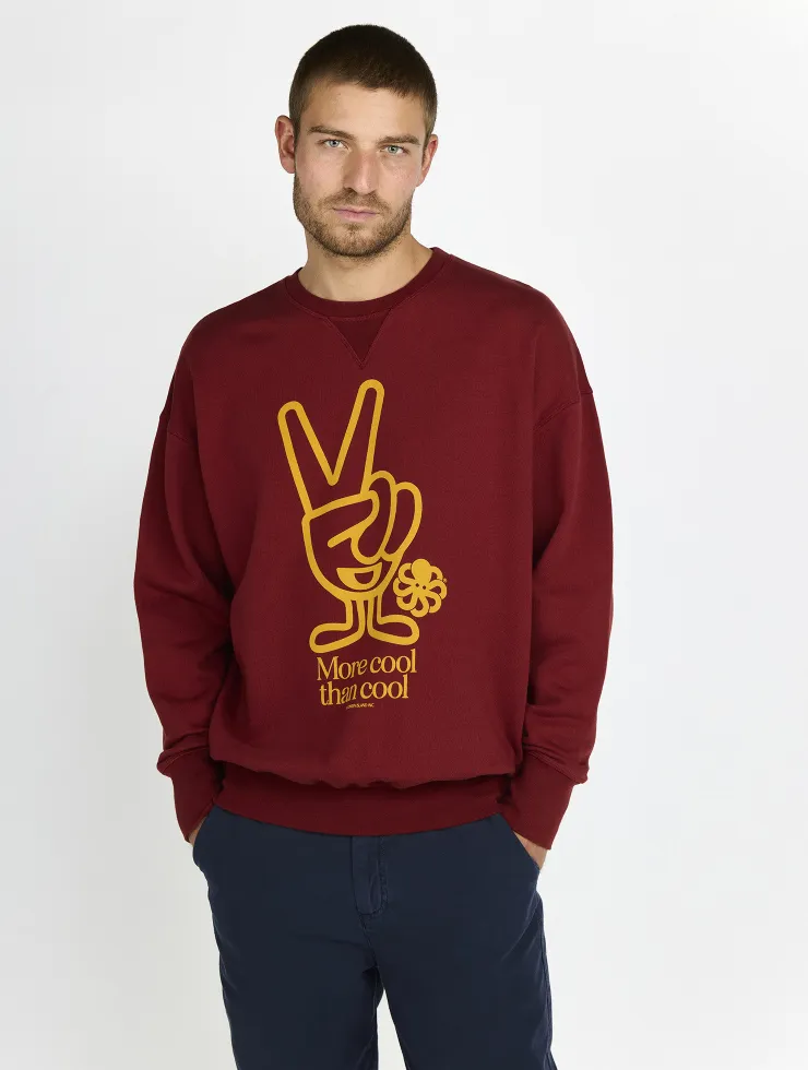 SWEAT SHIRT CONFORT GUSTAVO COOL HANDS SYRAH