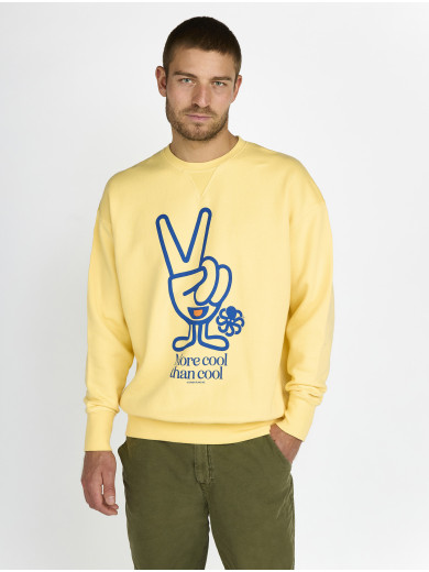 SWEAT SHIRT CONFORT GUSTAVO COOL HANDS YELLOW