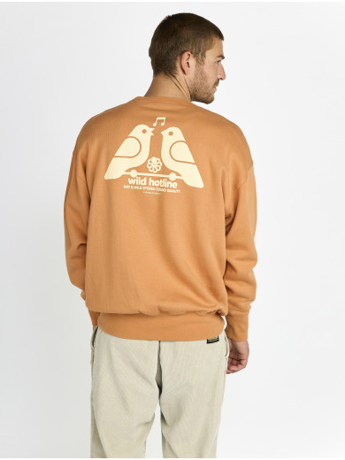 SWEAT SHIRT CONFORT GUSTAVO HOT LINE CARAMEL