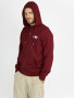ZIP-UP HOODED SWEATSHIRT "MORE COOL" IN SYRAH COLOR