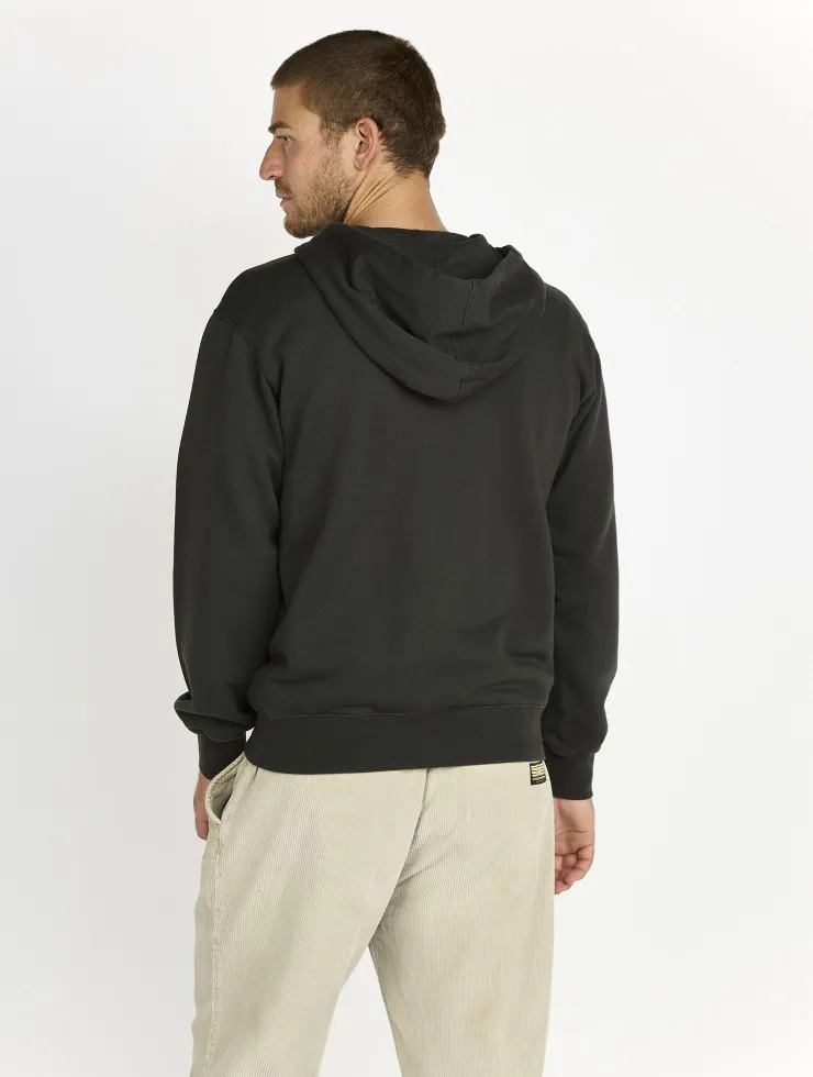 SWEAT SHIRT HOODIE ZIP MORE COOL CARBON BLACK