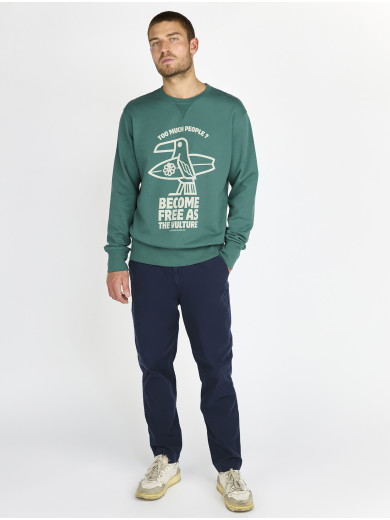 CLASSIC GUSTAVO VULTURE GREEN SWEATSHIRT
