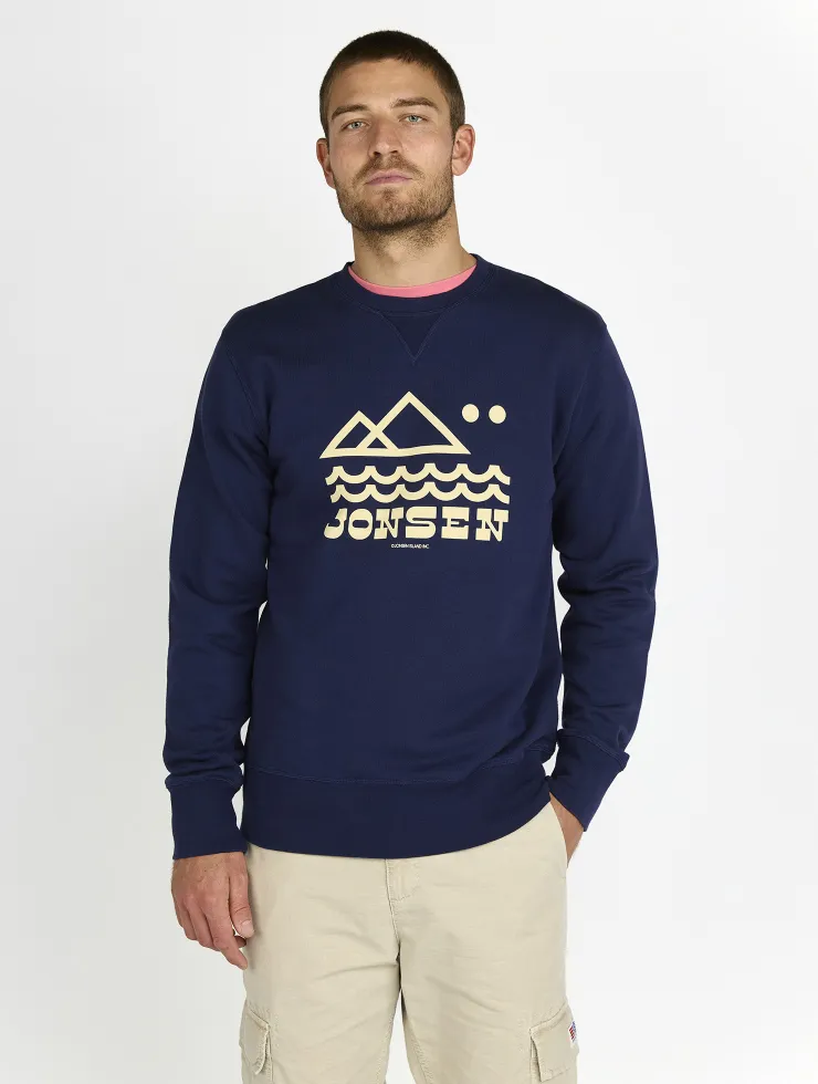 SWEAT SHIRT CLASSIC GUSTAVO HOLIDAYS NAVY