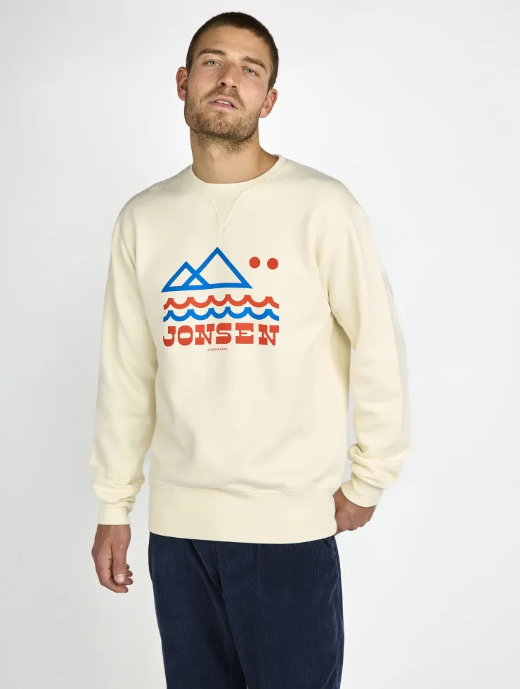 SWEAT SHIRT CLASSIC GUSTAVO HOLIDAYS COCONUT