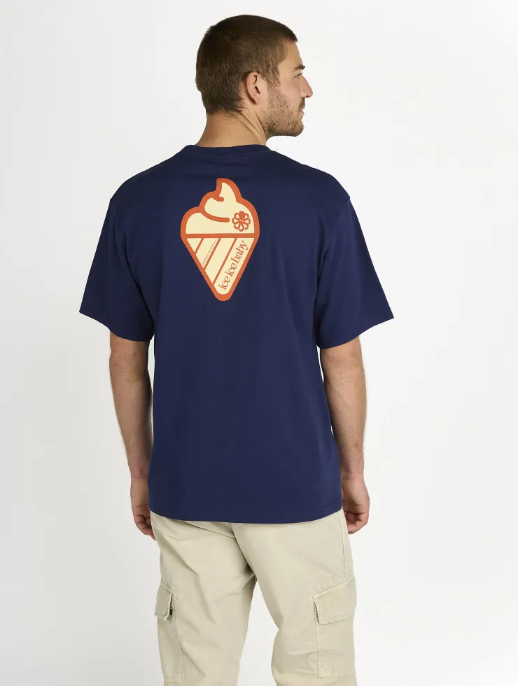 T-SHIRT CONFORT ICE CREAM NAVY