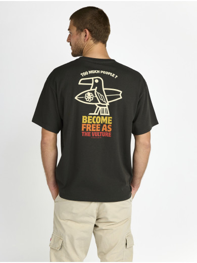 VULTURE CARBON BLACK COMFORT T-SHIRT