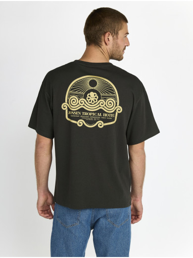 T-SHIRT CONFORT TROPICAL HOTEL CARBON BLACK