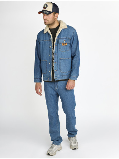 VESTE JEAN & SHERPA RISA