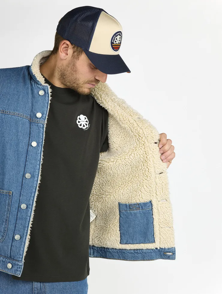 VESTE JEAN & SHERPA RISA