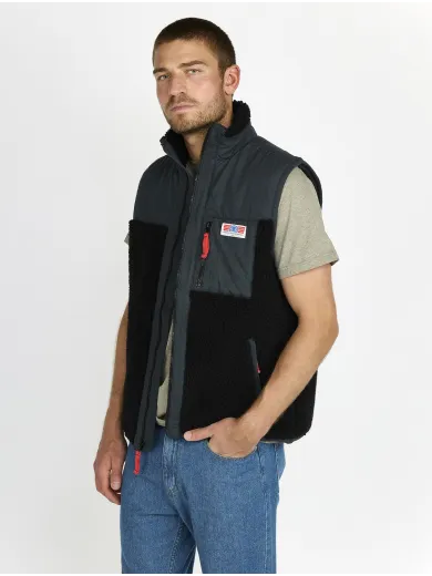 GILET SHERPA ORESTE BLACK