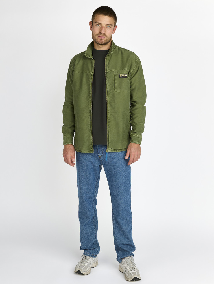 KAKI MOLESKINE VALSA ZIP JACKET