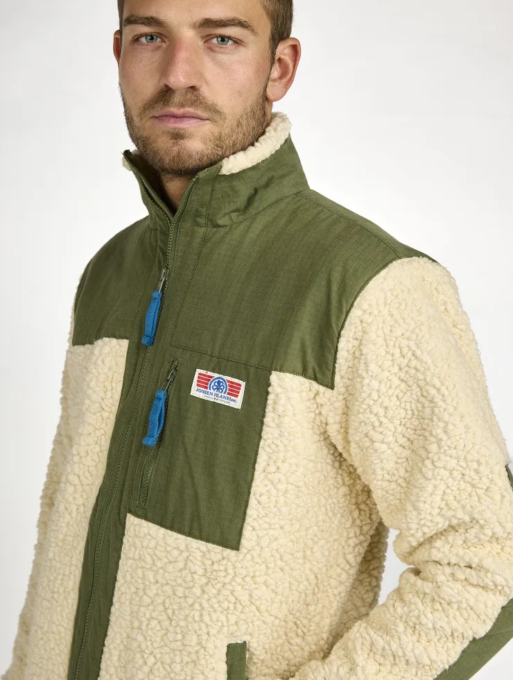 JACKET SHERPA ORESTE CREAM