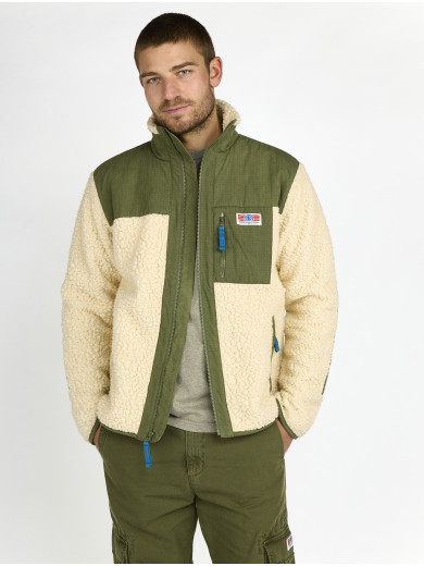 ORESTE CREAM SHERPA JACKET