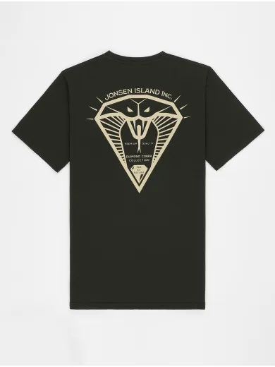 T-SHIRT CLASSIC DIAMOND COBRA CARBON BLACK