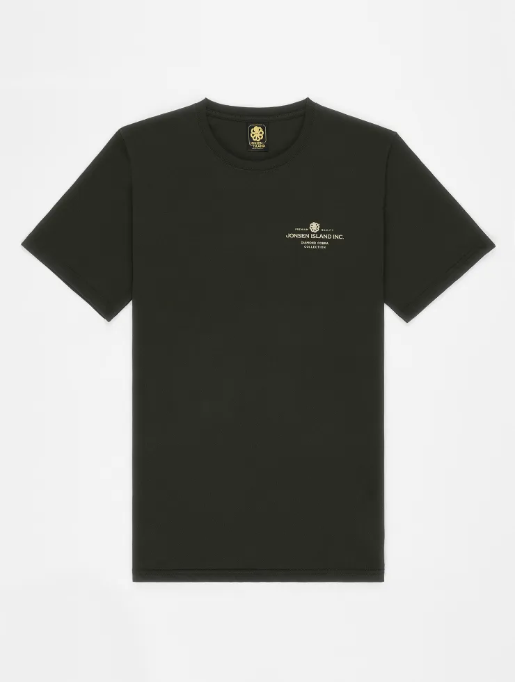 T-SHIRT CLASSIC DIAMOND COBRA CARBON BLACK