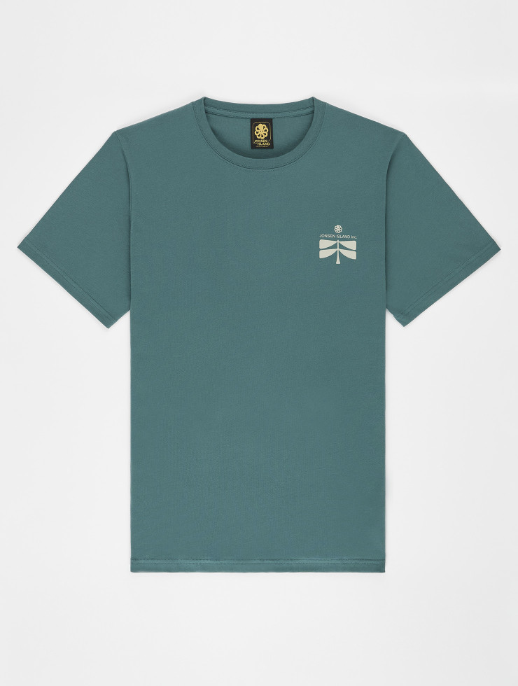 CLASSIC FLOWER LOVE GREEN T-SHIRT