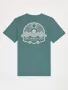 T-SHIRT CLASSIC TROPICAL HOTEL GREEN