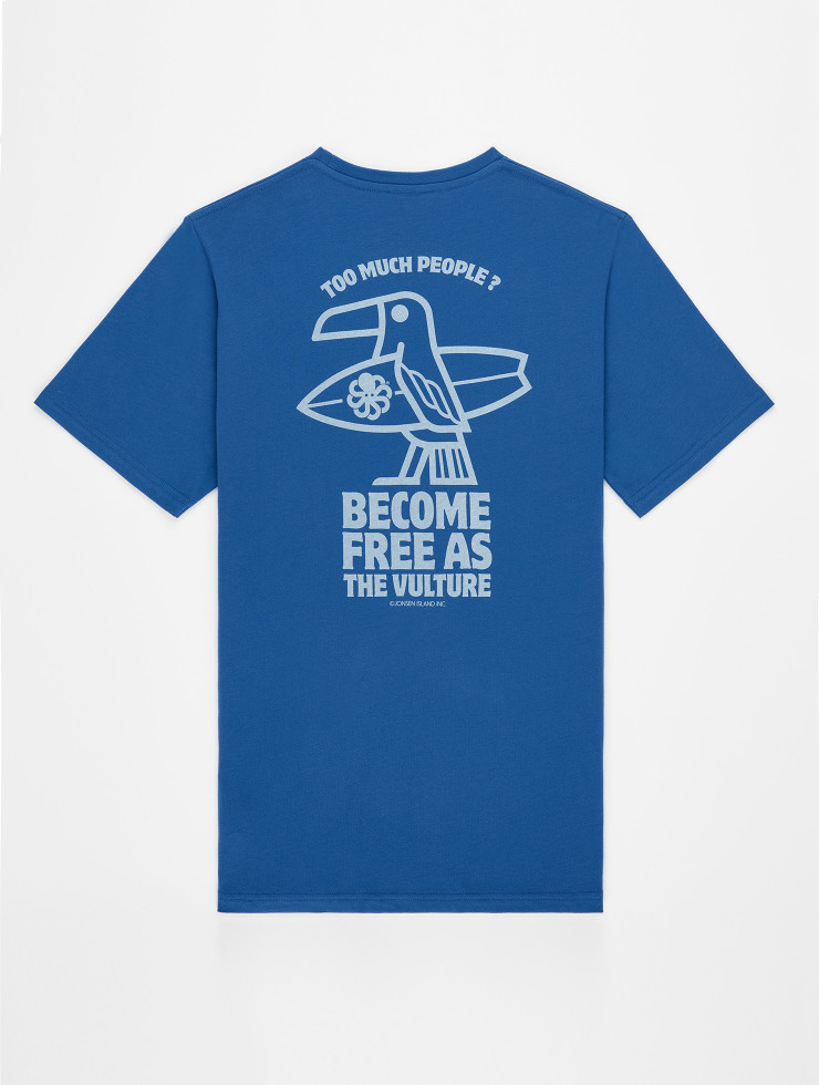 T-SHIRT CLASSIC VULTURE BLUE