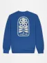 SWEAT SHIRT CLASSIC GUSTAVO FLOWER LOVE BLUE