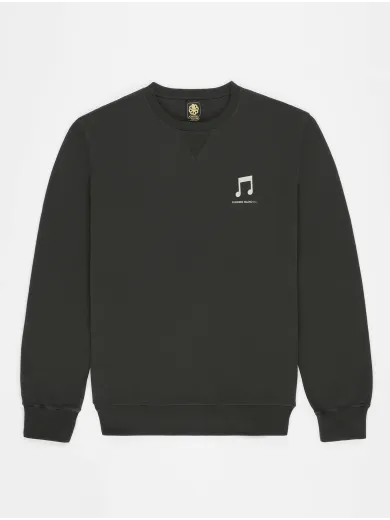 SWEAT SHIRT CLASSIC GUSTAVO HOT LINE CARBON BLACK