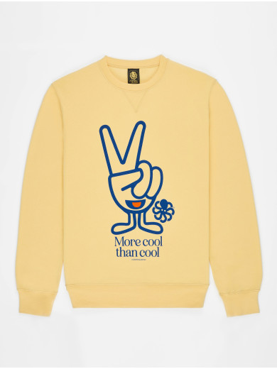 SWEAT SHIRT CLASSIC GUSTAVO COOL HANDS YELLOW