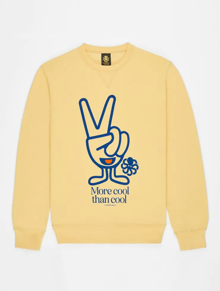 SWEAT SHIRT CLASSIC GUSTAVO COOL HANDS YELLOW