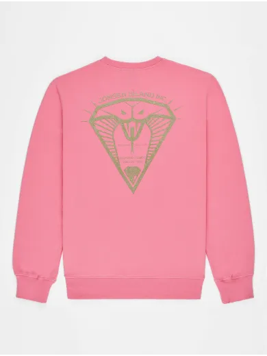 SWEAT SHIRT CLASSIC GUSTAVO DIAMOND COBRA PINK