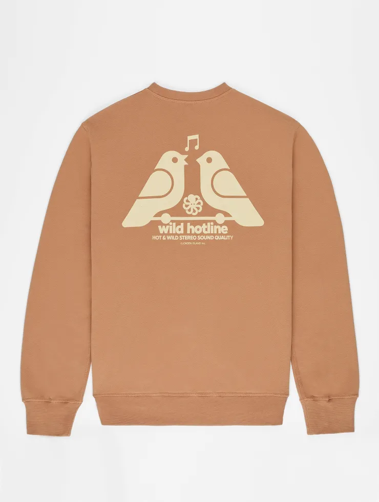 SWEAT SHIRT CLASSIC GUSTAVO HOT LINE CARAMEL