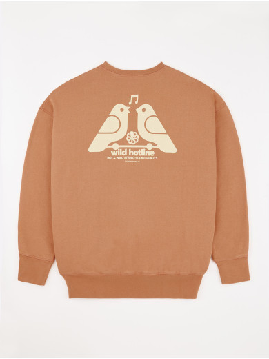 SWEAT SHIRT CONFORT GUSTAVO HOT LINE CARAMEL