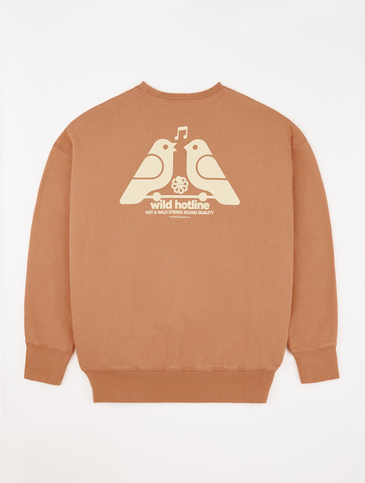 SWEAT SHIRT CONFORT GUSTAVO HOT LINE CARAMEL