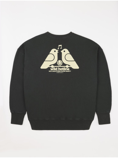 GUSTAVO HOT LINE COMFORT SWEATSHIRT CARBON BLACK
