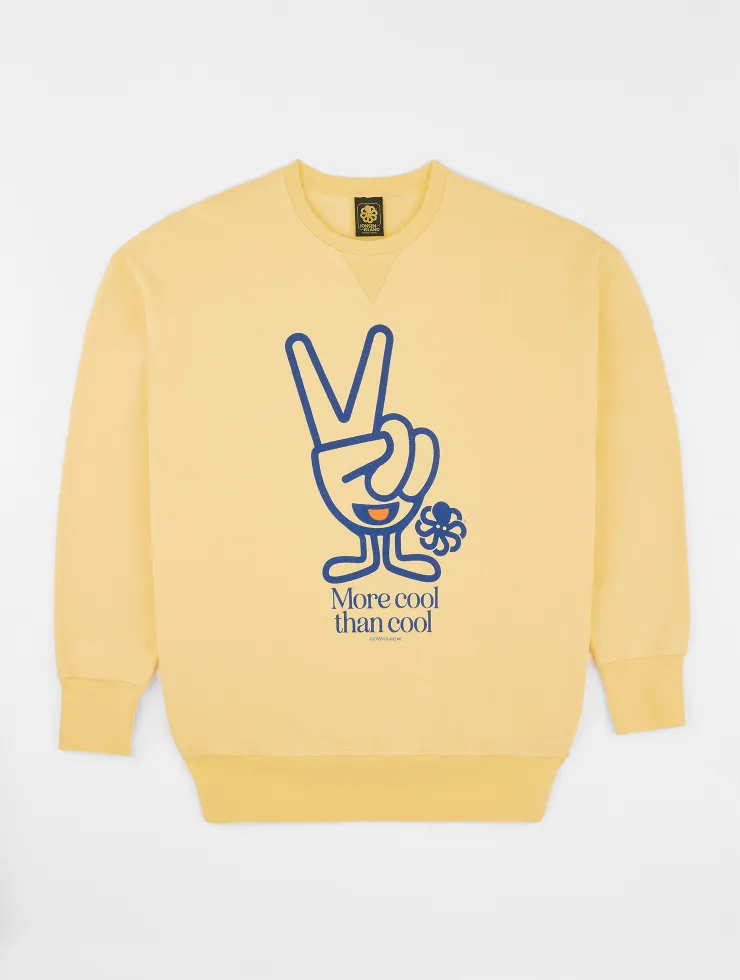 SWEAT SHIRT CONFORT GUSTAVO COOL HANDS YELLOW