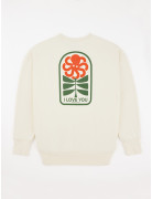 SWEAT SHIRT CONFORT GUSTAVO FLOWER LOVE COCONUT