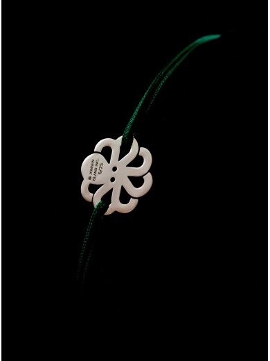 Bracelet "JEWEL" cordon Vert