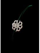 Bracelet "JEWEL" cordon Vert