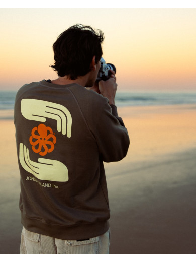 FALCO COMFORT FUTURE CHOCOLATE SWEATSHIRT