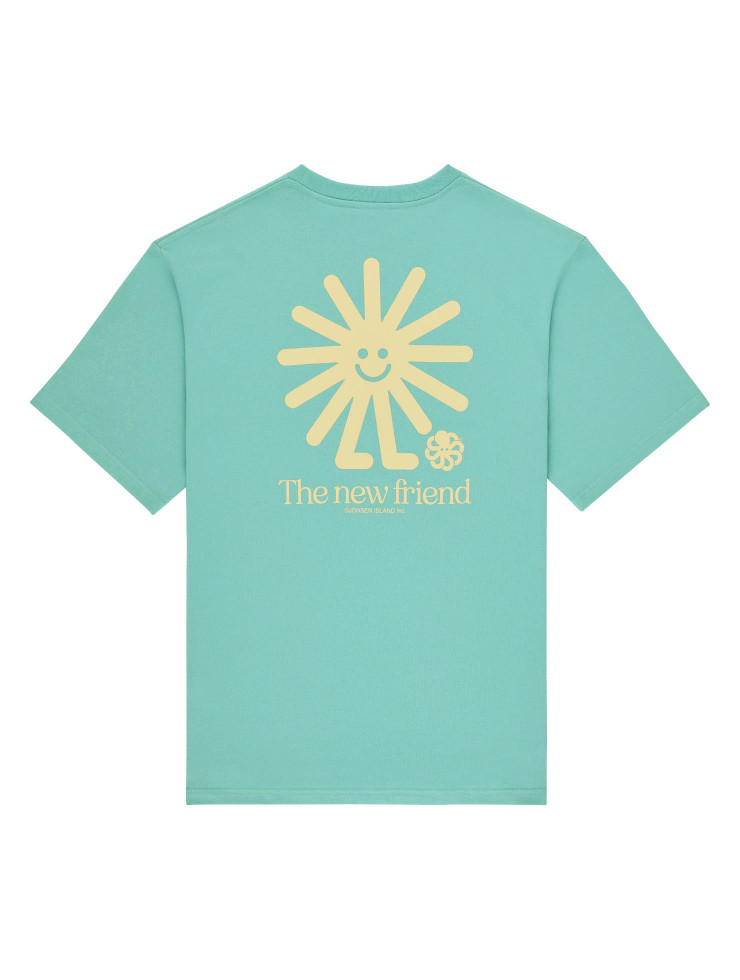 T-SHIRT CONFORT NEW FRIEND TURQUOISE