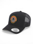 RAINBOW BLACK TRUCKER CAP